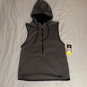 Under Armour Women's ColdGear Storm Fleece Vest Gray Medium